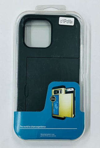 iPhone 16 Pro Max 2 x Card Holder Bump Case